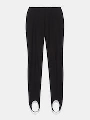 Mint Velvet Black Jersey Stirrup Leggings - Image 7 of 8