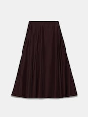 Mint Velvet Red Full Midi Skirt - Image 7 of 7
