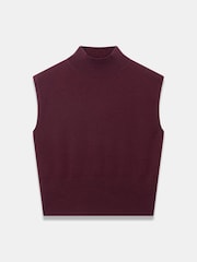Mint Velvet Maroon Red Sleeveless Top - Image 7 of 8