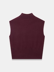 Mint Velvet Maroon Red Sleeveless Top - Image 8 of 8