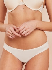 Nude Brazilian No VPL Lace Back Briefs 3 Pack - Image 5 of 6