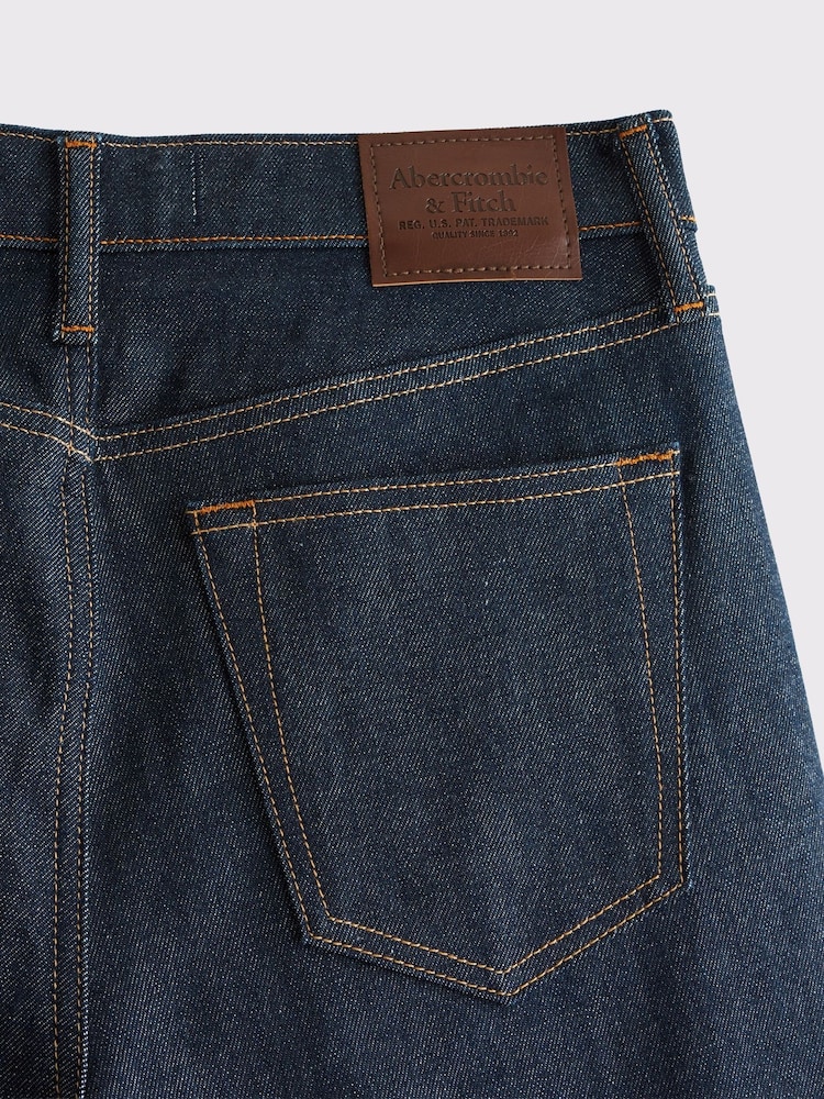 Abercrombie & Fitch Relaxed Fit Loose 5 Pocket Denim Jeans - Imaginea 7 din 7