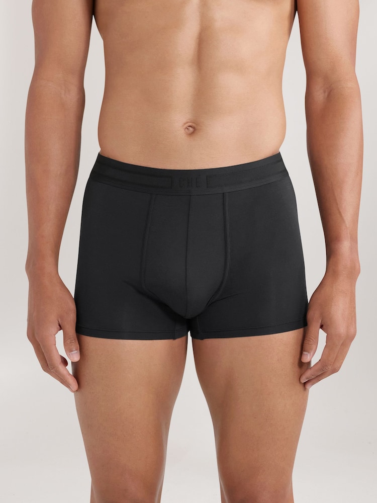 Reiss Black Che CHÉ Studios Boxer Trunks with TENCEL™ Fibers - Image 1 of 5