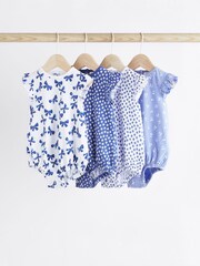 Floral bleu - Baby Bloomer Barboteuse 4 Pack - Image 1 de 1