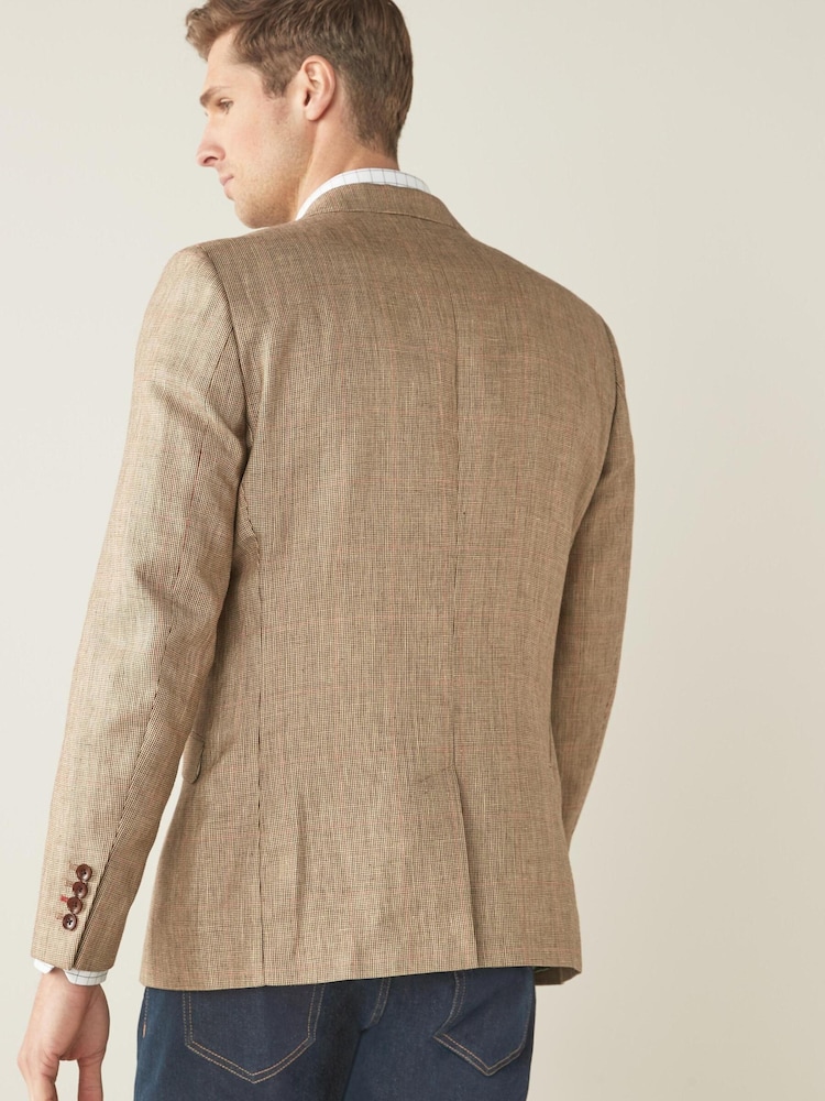 Joules Slim Fit Wool/Linen Blazer - Image 2 of 9 Joules Slim Fit Wool/Linen Blazer - Image 2 of 9