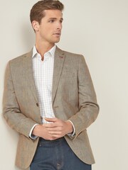 Joules Slim Fit Wool/Linen Blazer - Image 4 of 9
