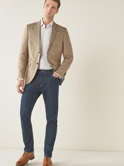 Joules Slim Fit Wool/Linen Blazer - Image 5 of 9