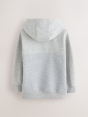 Baker by Ted Baker Grey Oversized Textured Hoodie - Image 6 of 11