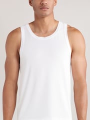 Reiss White Che CHÉ Studios Crew Neck Vest with TENCEL™ Fibers - Image 1 of 3