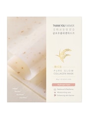 THANK YOU FARMER Rice Pure Glow Collagen Hydrogel Masks 4 Piece - Image 1 of 16
