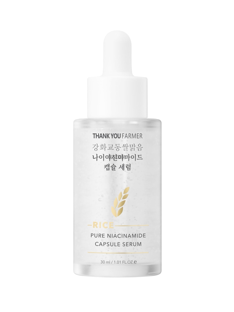 THANK YOU FARMER Rice Pure 5% Niacinamide Capsule Serum 30ml - Image 1 of 20 THANK YOU FARMER Rice Pure 5% Niacinamide Capsule Serum 30ml - Image 1 of 20