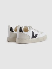 Veja Small V-10 Suede Velcro Trainers - Image 1 of 4