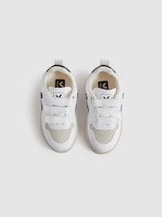 Veja Small V-10 Suede Velcro Trainers - Image 4 of 4