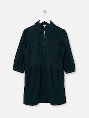 Oliver Bonas Corduroy Zip Up Collared Mini Dress - Kuva 3 / 8