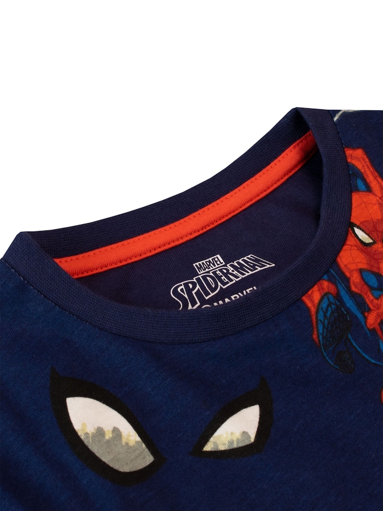 Kurzärmliges T-Shirt aus 100 % Baumwolle mit Spider-Man-Motiv im Multipack 2 - Bild 5 von 5 Kurzärmliges T-Shirt aus 100 % Baumwolle mit Spider-Man-Motiv im Multipack 2 - Bild 5 von 5
