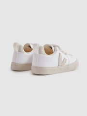 Veja Small V-10 Suede Velcro Trainers - Image 3 of 4