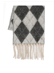 Totes Grey Chunky Brushed Scarf - Image 4 of 5