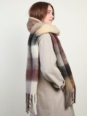 Totes Purple Chunky Brushed Scarf - Image 1 of 5