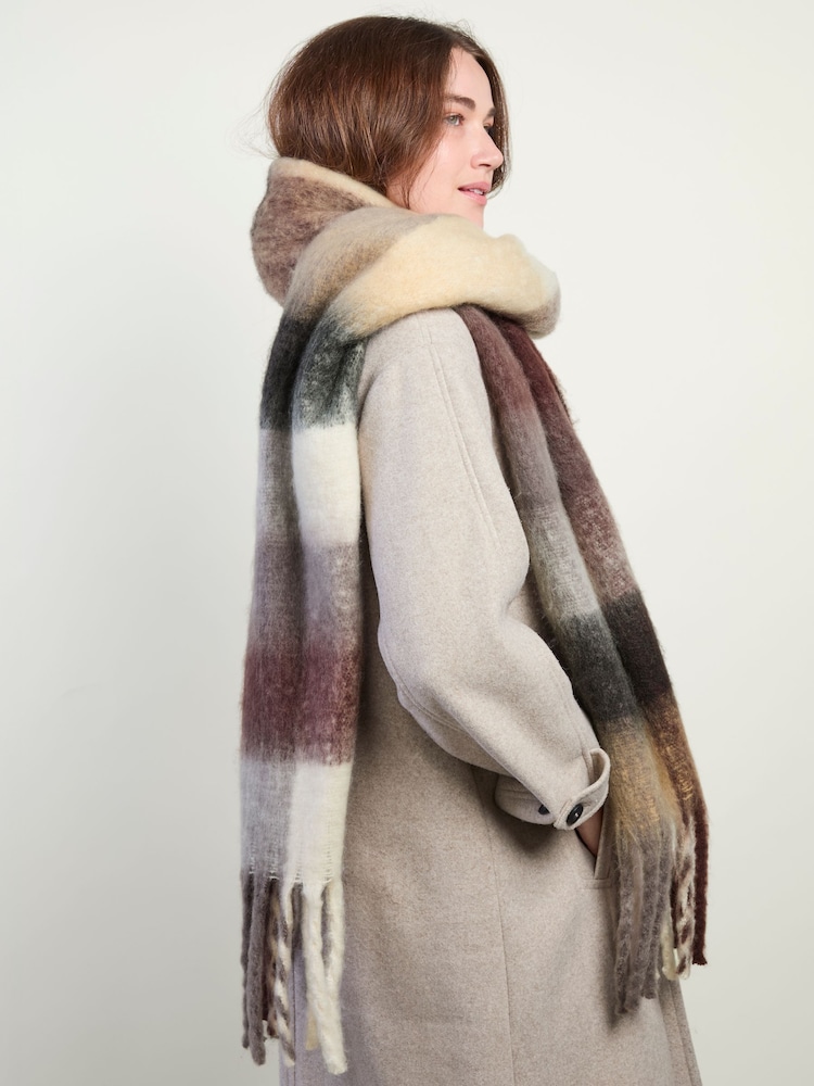 Totes Purple Chunky Brushed Scarf - Image 1 of 5 Totes Purple Chunky Brushed Scarf - Image 1 of 5