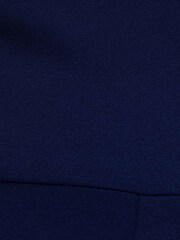 Adrianna Papell Blue Organza Crepe Jumpsuit - Image 7 of 7