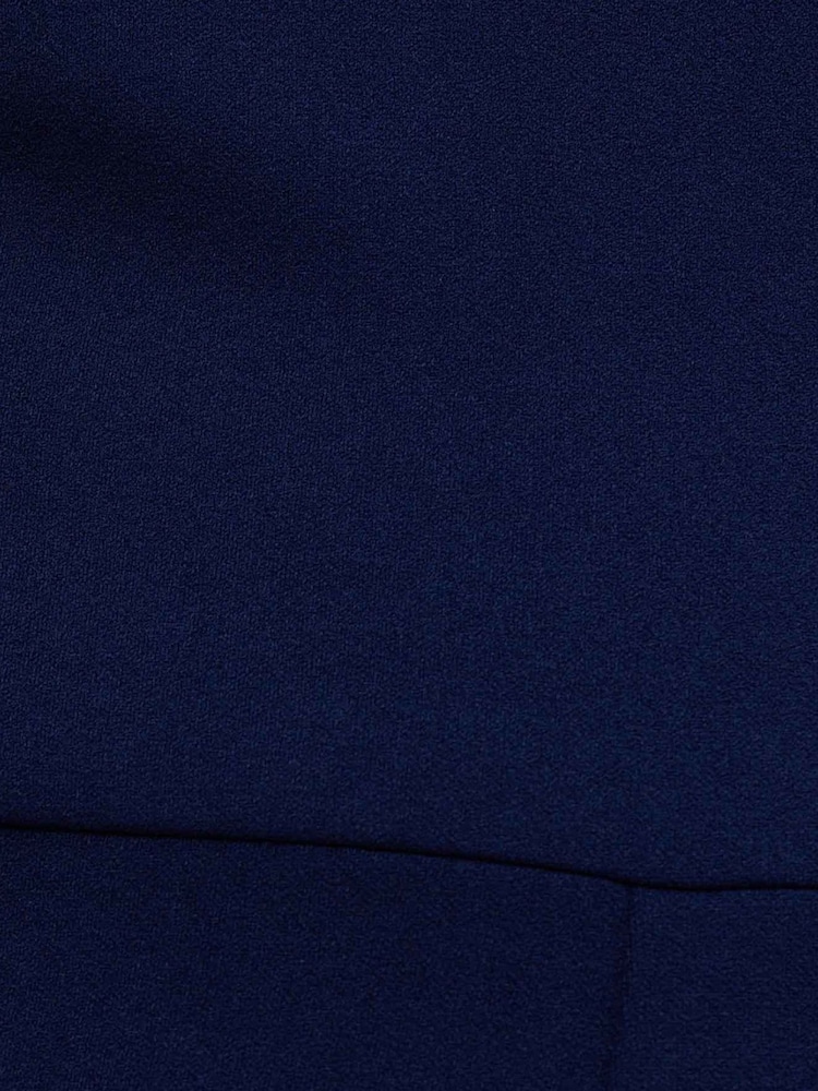 Adrianna Papell Blue Organza Crepe Jumpsuit - Image 7 of 7