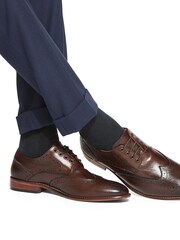 KG Kurt Geiger Brown Connor Brogue Shoes - Imagen 5 de 5
