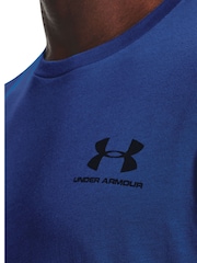 Under Armour Blue Sportscycle Short Sleeve  T-Shirt - Image 4 of 5