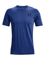 Under Armour Blue Sportscycle Short Sleeve  T-Shirt - Image 5 of 5
