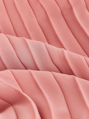 Coral Pink Premium Bead Detail Maxi Dress - Image 4 of 4