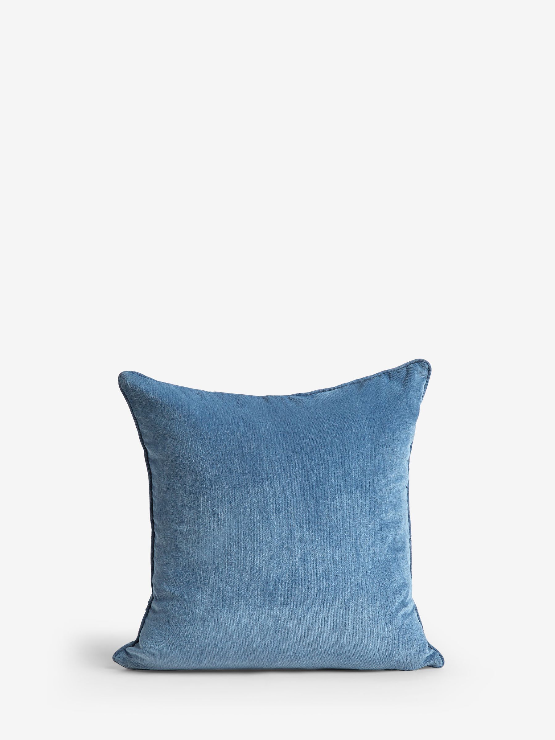 Buy Airforce Blue 45 x 45cm Soft Velour Cushion from Next USA