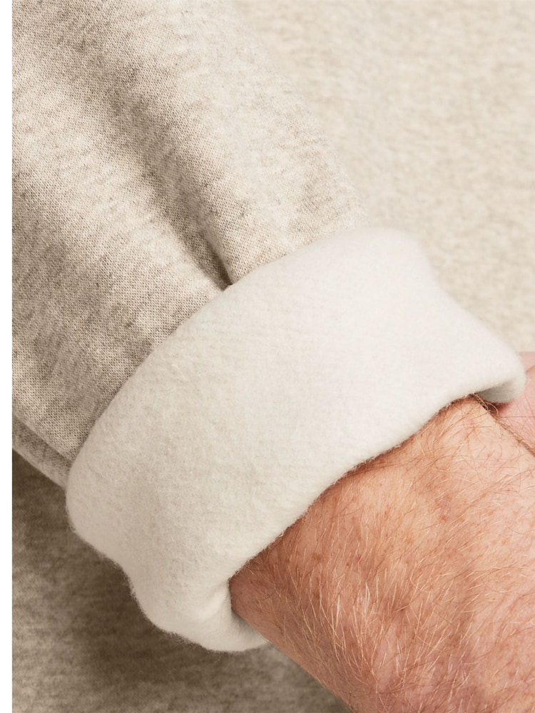 Under Armour Brown Essential Fleece Crew Neck Sweat Top - Image 3 of 3