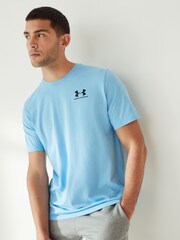 Under Armour Blue Sportstyle T-Shirt - Image 3 of 9