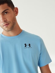 Under Armour Blue Sportstyle T-Shirt - Image 4 of 9