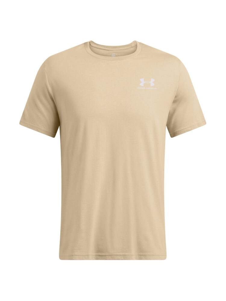 Кремовый - Футболка в спортивном стиле с логотипом на груди слева Under Armour - Image 5 of 5