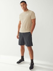 Under Armour Beige Grey Tech Textured T-Shirt - Image 2 of 7