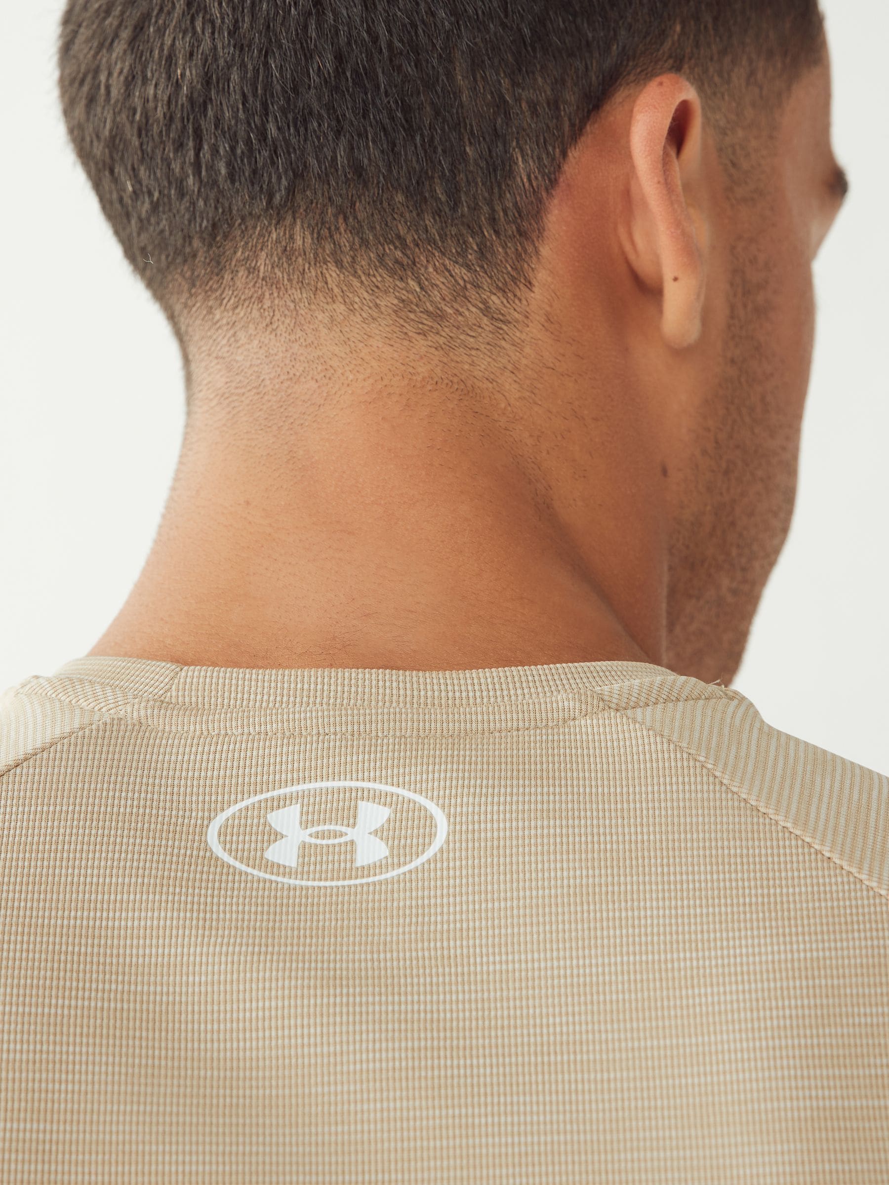 Buy Under Armour Beige Grey Tech Textured T-Shirt from Next USA