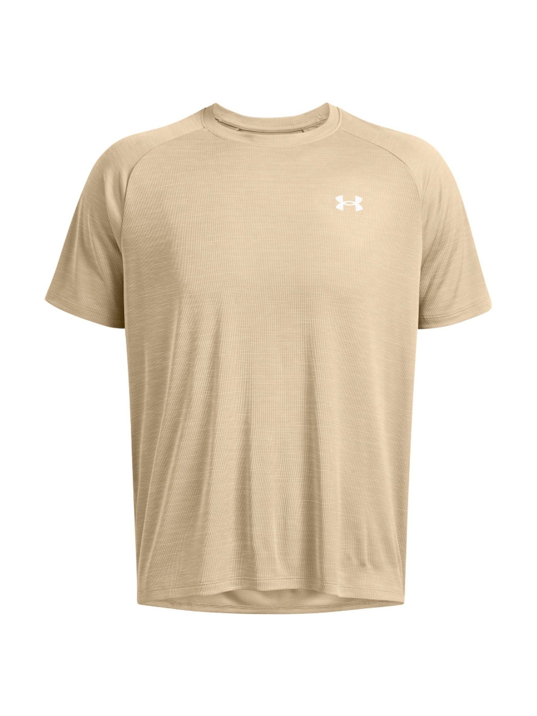 Buy Under Armour Beige Grey Tech Textured T-Shirt from Next USA
