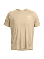Under Armour Beige Grey Tech Textured T-Shirt - Image 6 of 7