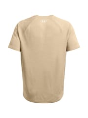 Under Armour Beige Grey Tech Textured T-Shirt - Image 7 of 7
