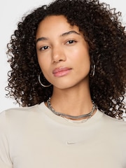 Nike Neutral Chill Knit Mod Crop T-Shirt - Image 3 of 6