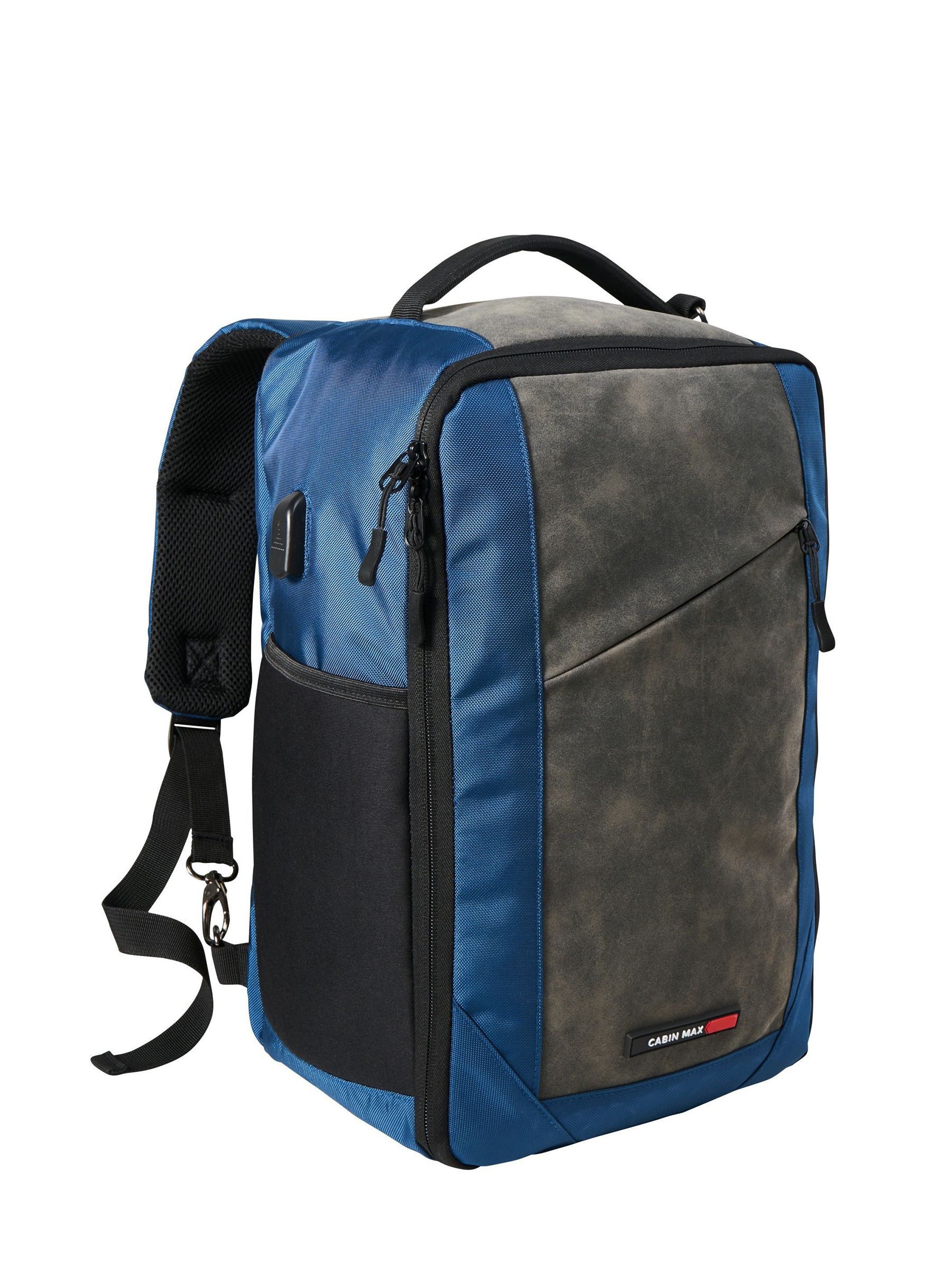 Cabin Max Manhattan 20L Under Seat Cabin Bag for Ryanair in Blue - Image 2
