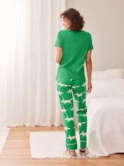 Green Mr Fox Scion At Next Cotton Pyjamas - Image 4 of 10