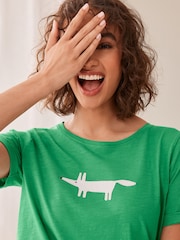 Green Mr Fox Scion At Next Cotton Pyjamas - Image 5 of 10
