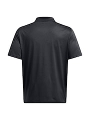 Under Armour Black Golf Perf 3.0 Printed Polo Shirt - Image 4 of 4