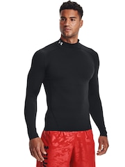 Under Armour Black HG Comp Mock T-Shirt - Image 1 of 14