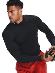 Under Armour Black HG Comp Mock T-Shirt - Image 5 of 14