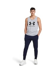 Under Armour Blue UA Rival Terry Joggers - Image 3 of 6