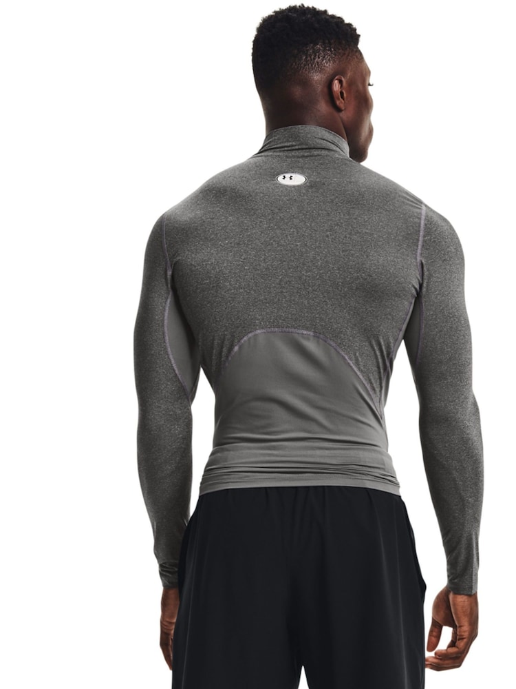 Under Armour Grey HG Comp Mock T-Shirt - Image 2 of 6