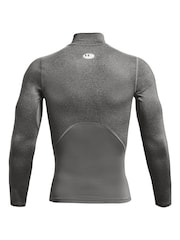 Under Armour Grey HG Comp Mock T-Shirt - Image 6 of 6