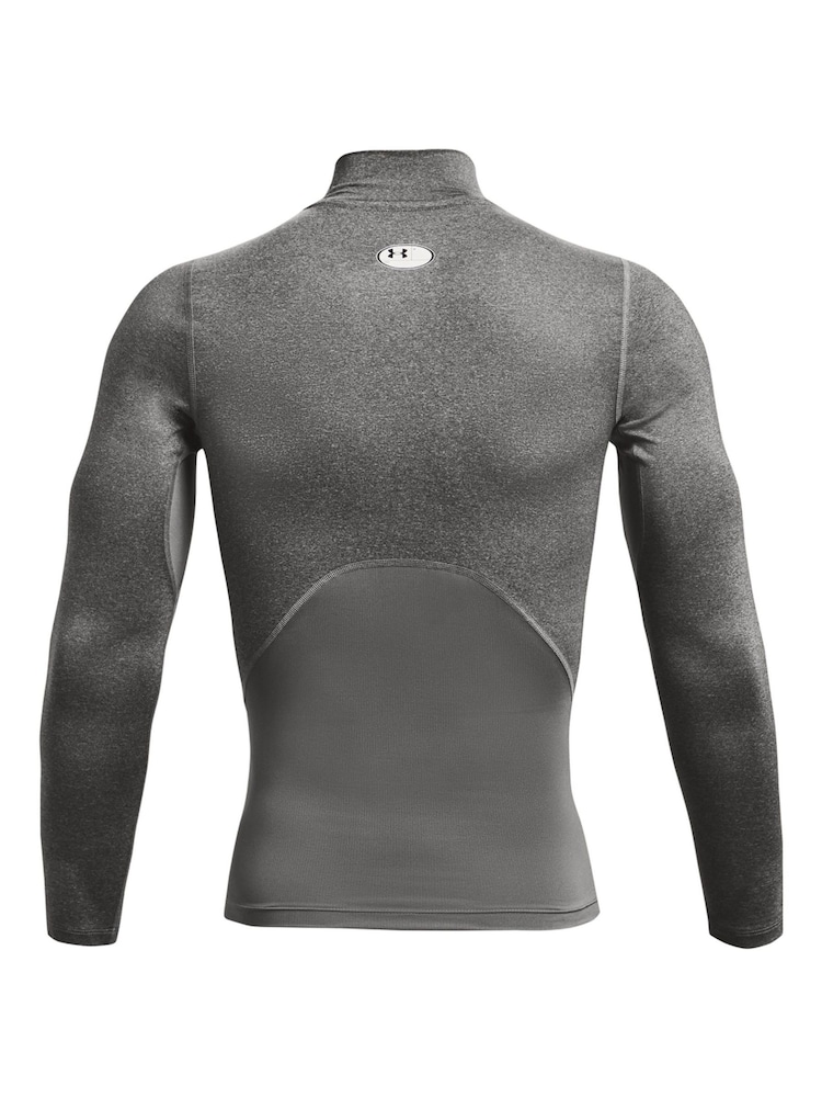Under Armour Grey HG Comp Mock T-Shirt - Image 6 of 6